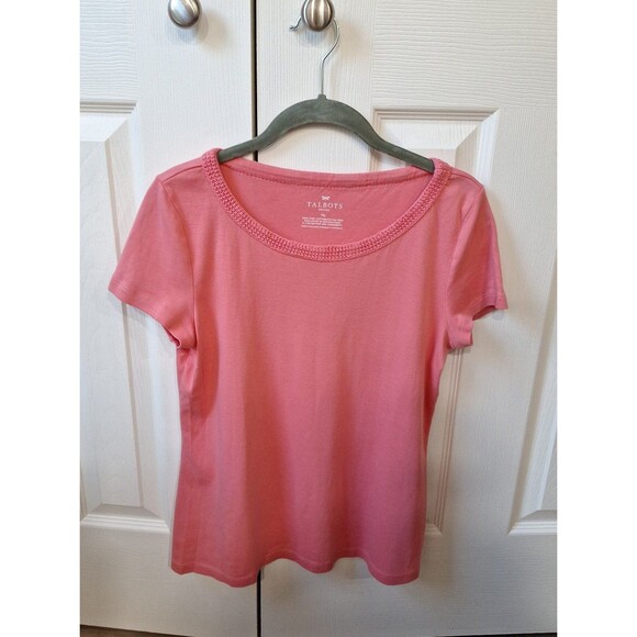 Talbots coral top Size MP - Picture 1 of 8